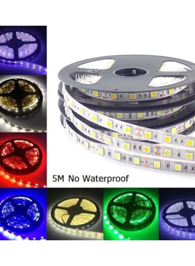 شريط إضاءة LED مع ريموت كنترول – 4 م × 1 سم، مثالي لإضفاء إضاءة حيوية واحتفالية على أي مكان. - Image 2